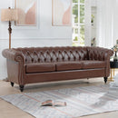 Rolled Arm Chesterfield 3 Seater Sofa by Unique Piece Furniture