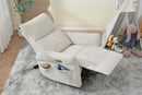 270° Power Swivel Rocker Recliner Chair, Light Gray
