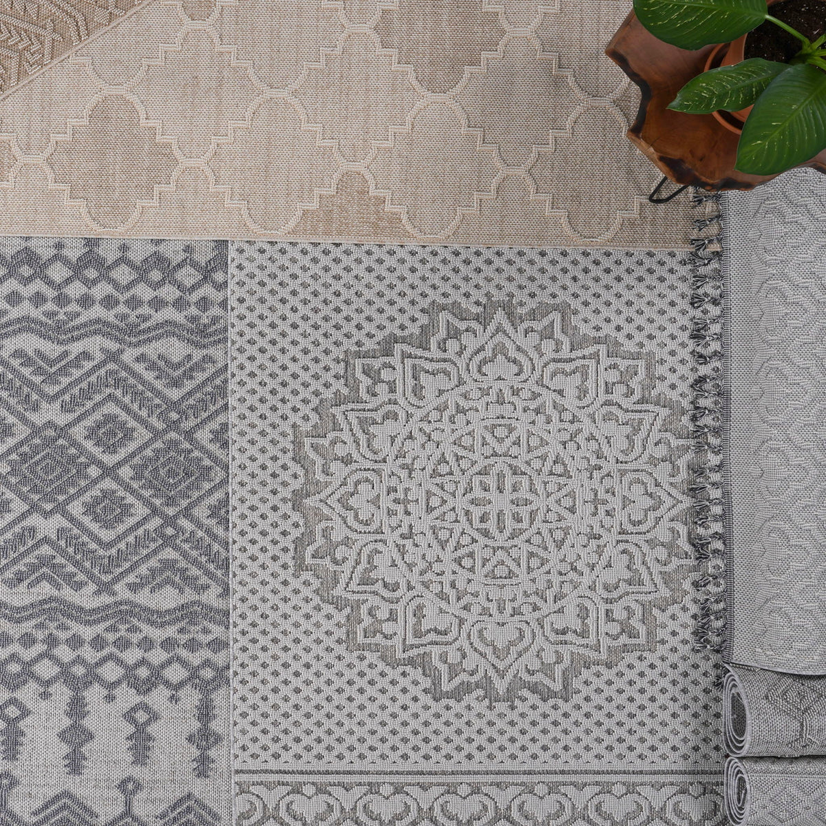 Guros - Medallion Indoor / Outdoor Area Rug, photo 12 of 13
