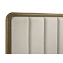 Bernardo - Eastern King Upholstered Bed - Nutmeg Brown