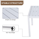 4 Piece Set Of Modern Color Block Designed Single Chairs With Long Table by HouseOfZazla