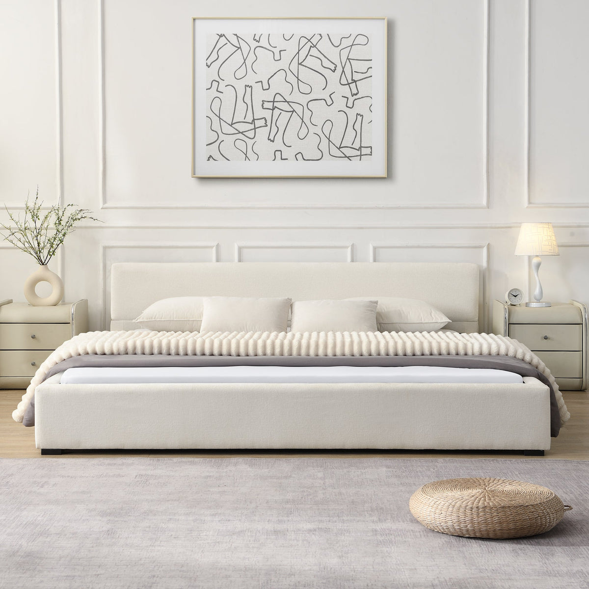 Elegant Upholstered Bed, photo 4 of 10