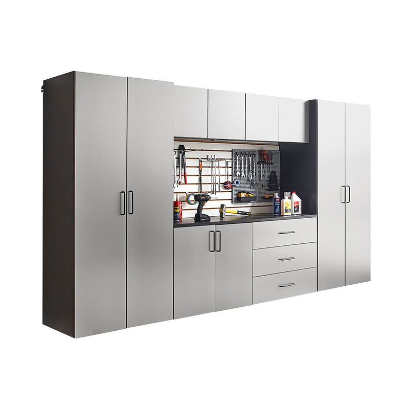 Astro Series - Garage Cabinet Set A With Soft Closing Drawers - Metallic Gray, photo 9 of 11