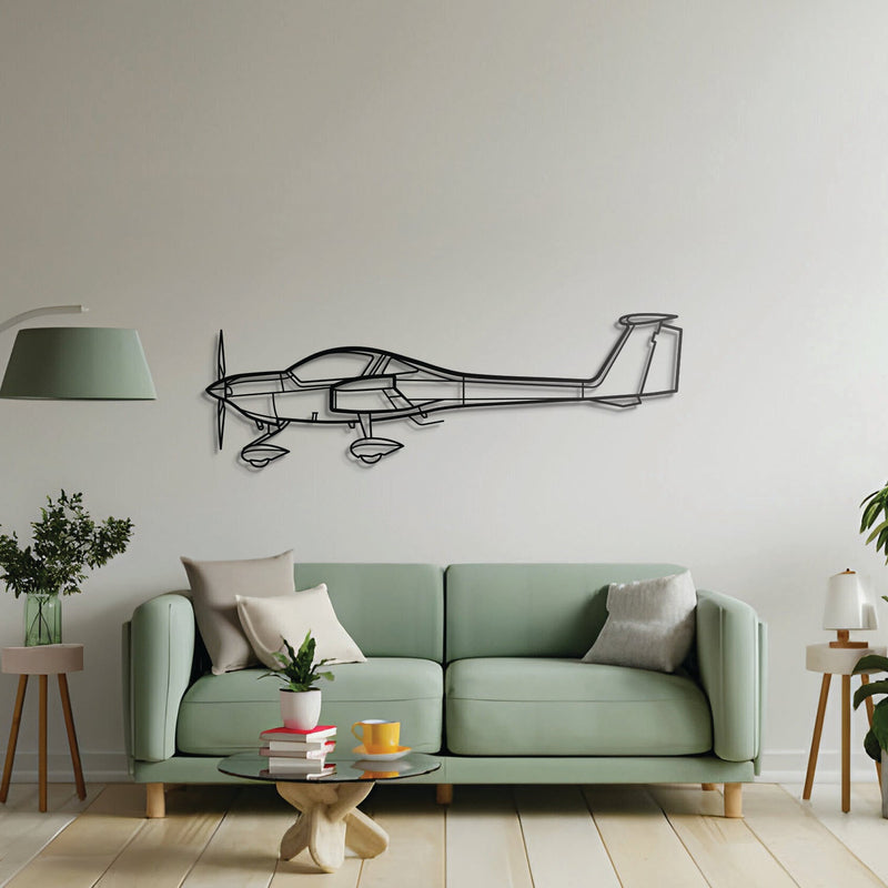 DA20 Metal Aircraft Wall Art - NCP0168