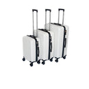 3 Piece Hard Shell Lightweight Carry On Suitcase Set