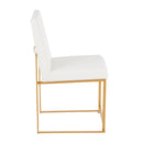 Fuji - Contemporary Stylish Frame, High Back Dining Chair (Set of 2) by HouseOfZazla