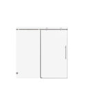 Frameless Single Sliding Soft Close Shower Doors, 5/16" Sgcc Tempered Glass by HouseOfZazla