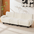 3 Seater Sofa Couch With Curved Armrests by HouseOfZazla