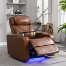 Power Motion Recliner Electric Power Recliner With USB Charging Port, Hidden Arm Storage, Convenient Cup Holder And tooth Speaker by Unique Piece Furniture
