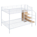 Bunk Bed With Lateral Storage Ladder And Wardrobe by HouseOfZazla