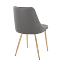 Marche - Contemporary Dining Chair With Metal Legs (Set of 2) by HouseOfZazla