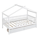 House Bed With 2 Drawers