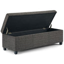 Avalon - Contemporary Storage Ottoman Bench by HouseOfZazla