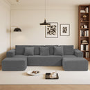 Modular U-Shaped Sectional Sofa With Reversible Design by HouseOfZazla