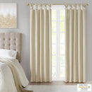 Twist Tab Total Blackout Window Curtain Panel Champagne 50x84