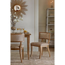 Classic Dining Chair With Curved Back (Set of 2) - Beige / Light Natural by HouseOfZazla
