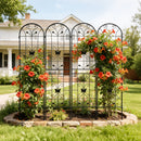 Garden Metal Trellis Rustproof Trellis For Climbing Plants Outdoor Flower Support by Unique Piece Furniture
