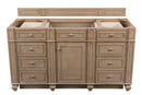 James Martin Bristol 60" Single Bathroom Vanity, Whitewashed Walnut