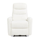 Bloomy - High Back Power Recliner Motion Chair - Chiffon White