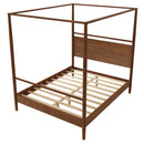 Canopy Bed Frame With 4 Posters by HouseOfZazla
