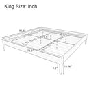 Modern Minimalist Style Platform Bed by HouseOfZazla