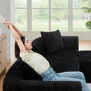 114" Cloud Sectional Couch with L-Shape Chaise