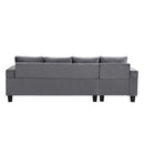 Modern Sectional Sofa Set With L Shape Chaise Lounge And Storage by HouseOfZazla