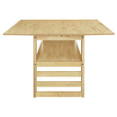 5 Piece Extendable Wood Square Dining Table Set With 2 Drop Leaves by HouseOfZazla