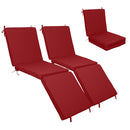 Outdoor Chaise Lounge Cushions Set of 2