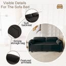 Sofa, Dual Purpose Lounge With Retractable Queen Size Bed