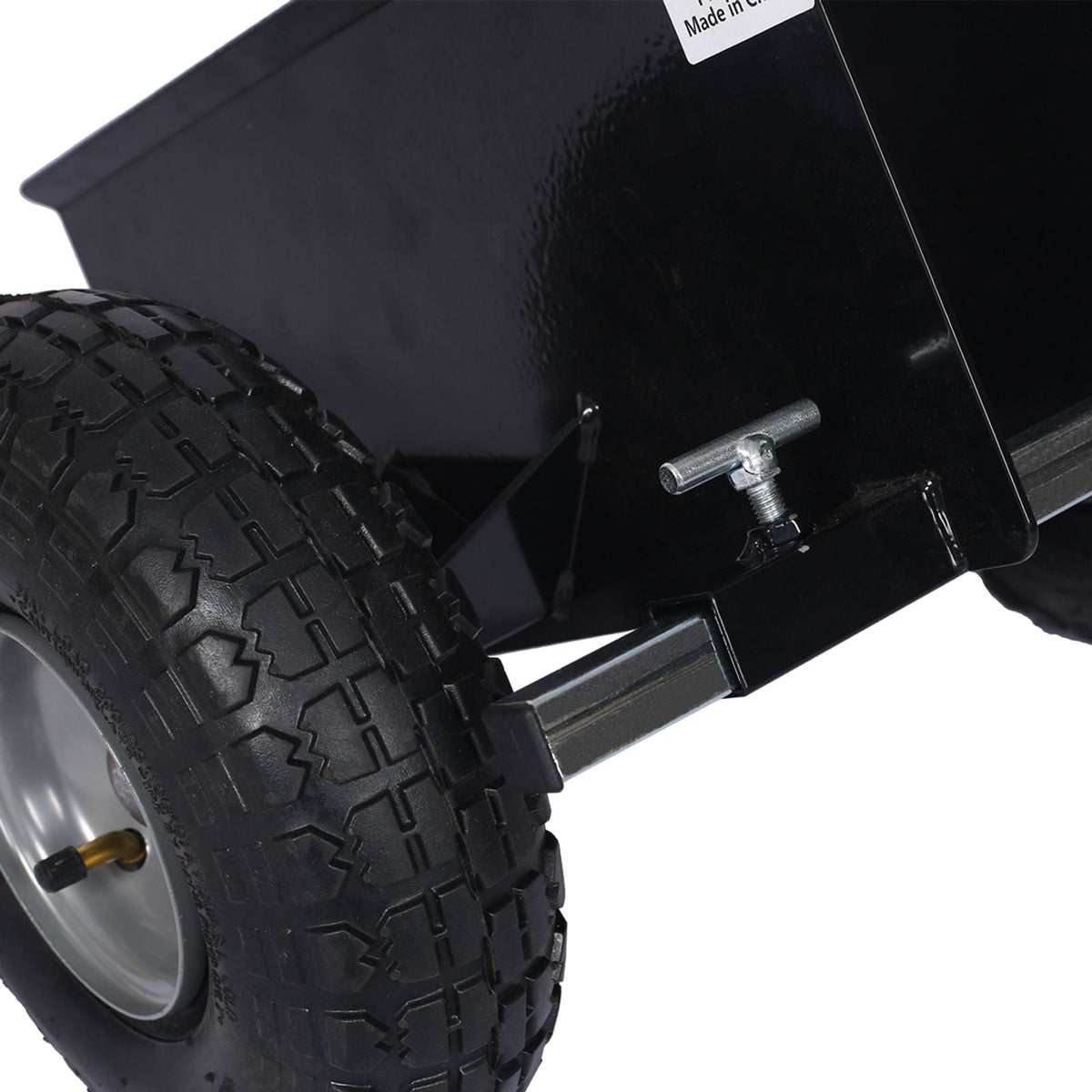 Heavy Duty 600Lb Panel Dolly With 10In. Pneumatic Wheels Alloy Steel - Black, photo 7 of 8