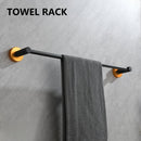 6 Piece Bathroom Towel Rack Set Wall Mount