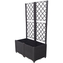 Poly Rattan Garden Planter