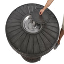 Propane Outdoor Fire Pit Table - Gray by HouseOfZazla
