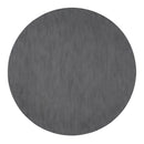 5-Piece Dining Table Set, 44" Round Dining Table with Curved Bench & Side Chairs for 4-5 People for Dining Room and Kitchen (Grey)