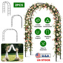 Adjustable Metal Garden Arch for Climbing Plants - 7.87ft Tall