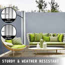 Retractable Side Awning 71" x 236" Full Aluminum Rust-Proof Patio Screen by HouseOfZazla