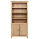 Vermes 72-inch 2-door Home Office Cabinet Bookcase Light Ash