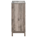 Wine Cabinet With 2 Doors - Gray