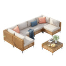 K&K 7-Piece Wicker Patio Furniture Set by HouseOfZazla