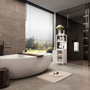 Storage Cabinet With Tall Tower, Multifunctional For Bathroom by HouseOfZazla