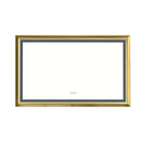 48 in. W x 30 in. H Oversized Rectangular Gold Framed LED Mirror Anti-Fog Dimmable Wall Mount Bathroom Vanity Mirror Wall Mirror Kit For Gym And Dance Studio