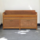 Oxford - 2 Drawer Storage Bench - Beige by Unique Piece Furniture
