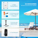 Outsunny Water Inflatable Floating Dock by HouseOfZazla