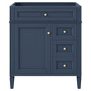 Bathroom Vanity With 2 Drawers And Tip-Out Drawer, Storage Cabinet by Unique Piece Furniture