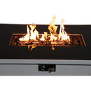 Outdoor 43" Rectangular Fire Pit Table With Adjustable Flame Control - White by HouseOfZazla