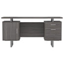 2 Drawer Floating Top Office Desk by HouseOfZazla