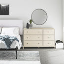 Farnsworth - 6 Drawer Dresser - Ivory by Unique Piece Furniture