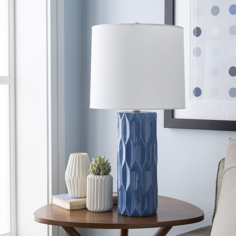 Drabmarkt Modern Bright Blue Table Lamp