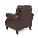Contemporary Club Chair With Nailhead Trim And Rolled Armrests